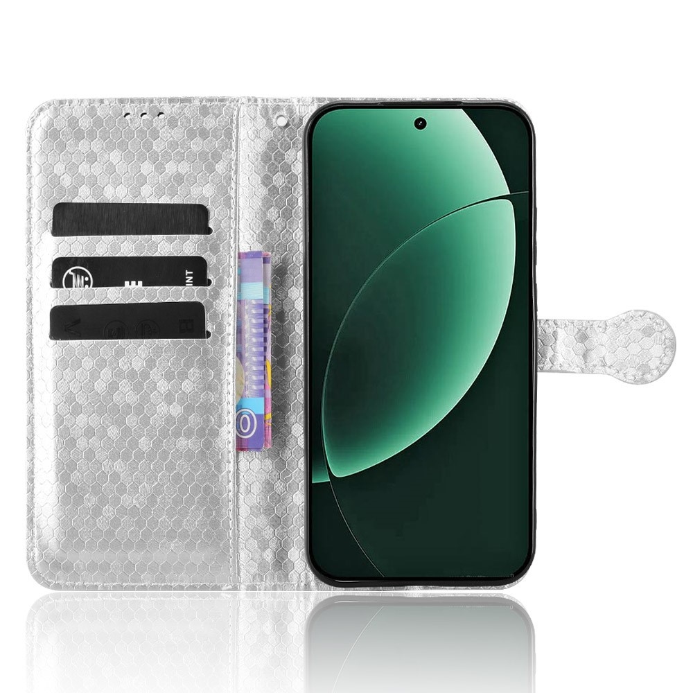 Dot knižkové puzdro na Realme GT 8 Pro 5G - strieborné