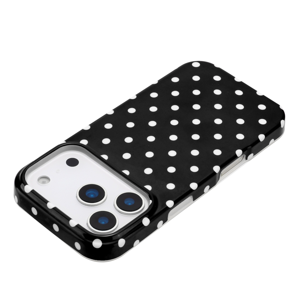 Dots gélový obal na mobil iPhone 18 Pro Max/17 Pro Max - čierny