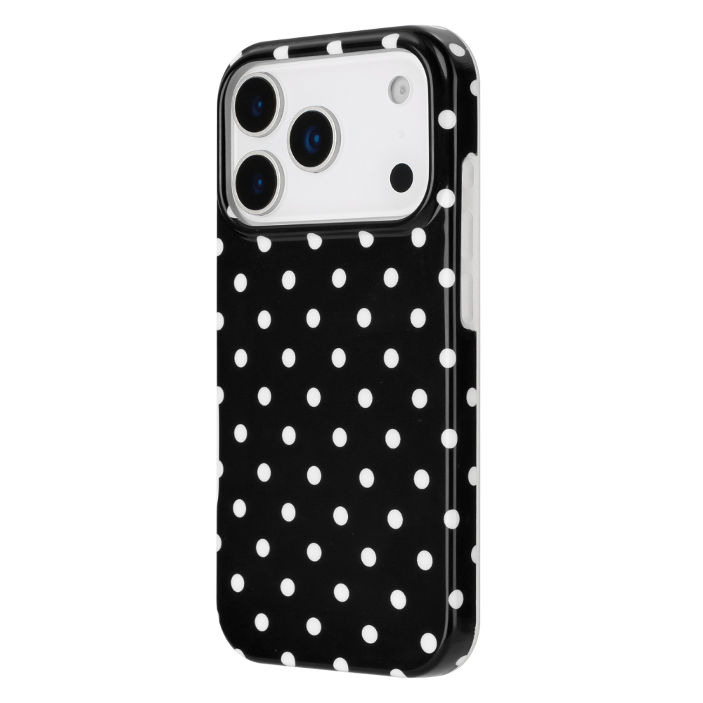 Dots gélový obal na mobil iPhone 18 Pro Max/17 Pro Max - čierny