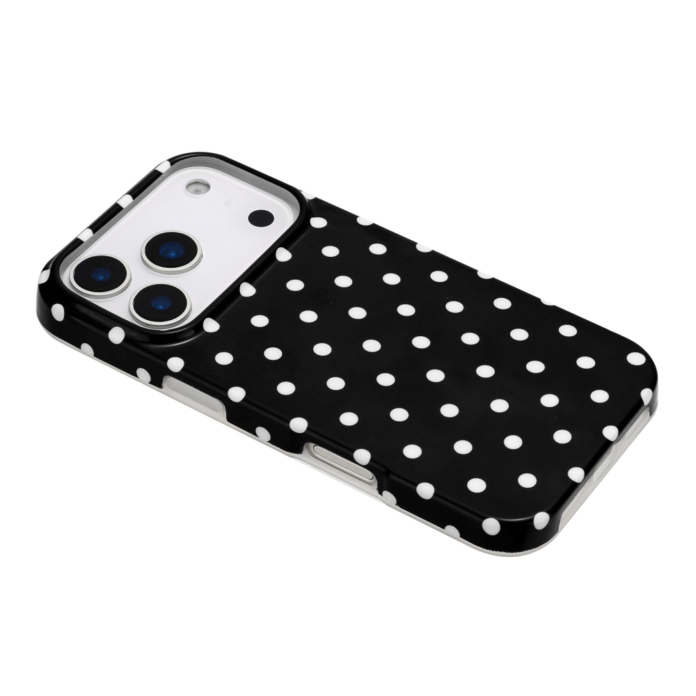Dots gélový obal na mobil iPhone 18 Pro Max/17 Pro Max - čierny