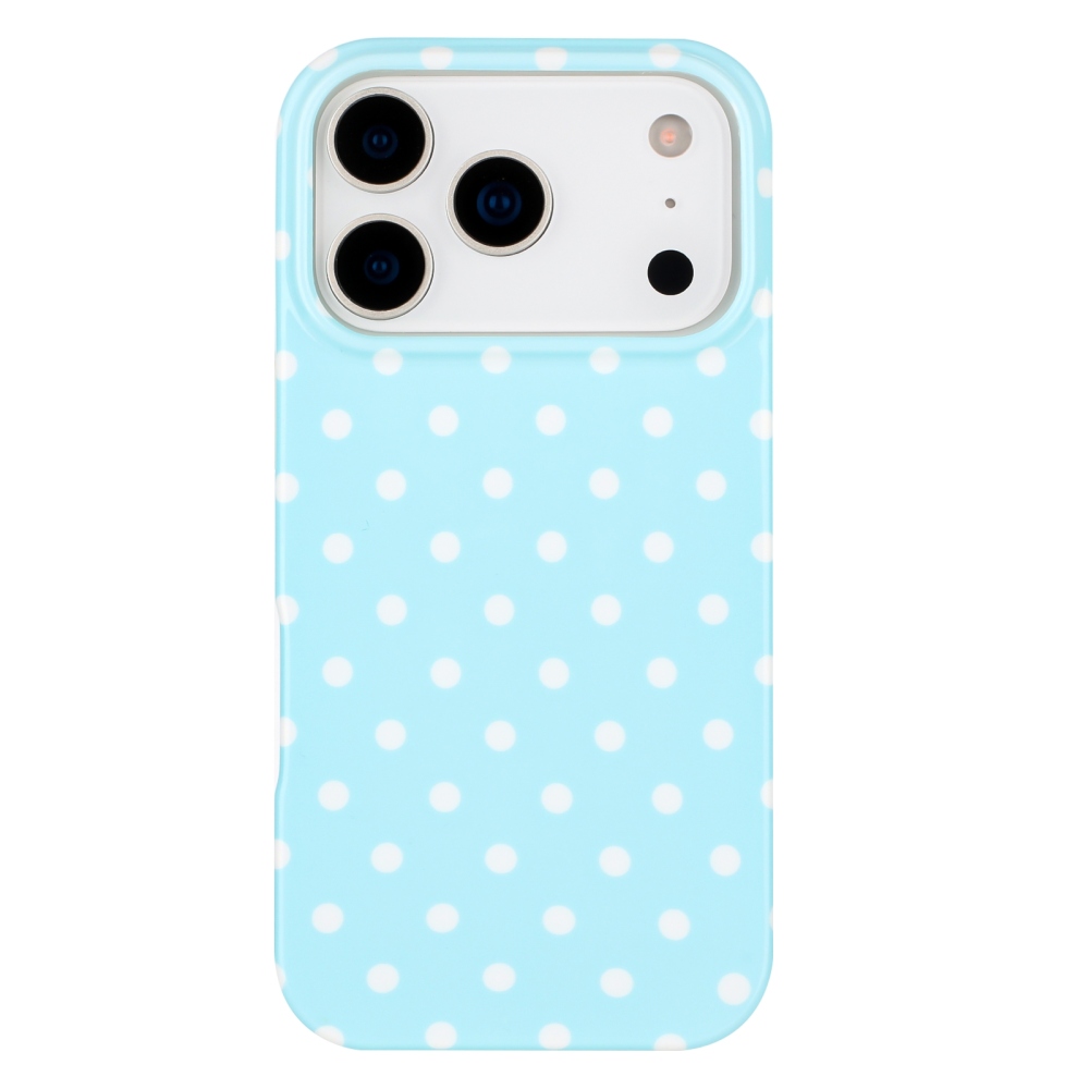 Dots gélový obal na mobil iPhone 18 Pro Max/17 Pro Max - modrý