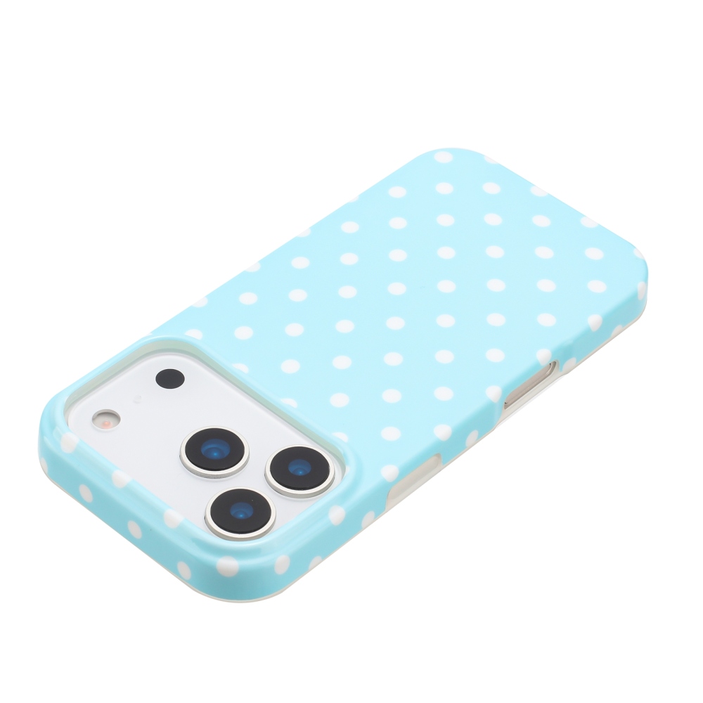 Dots gélový obal na mobil iPhone 18 Pro Max/17 Pro Max - modrý