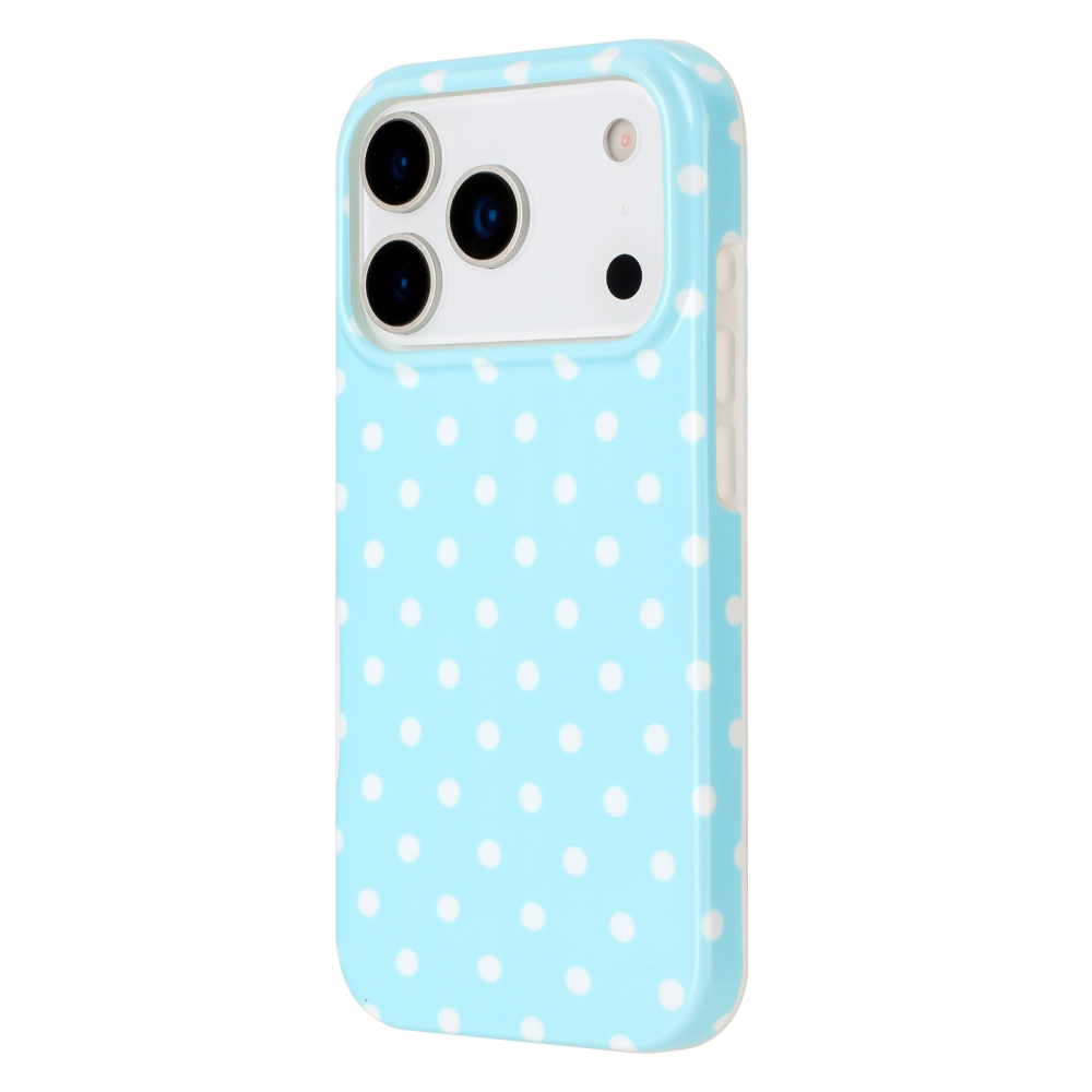 Dots gélový obal na mobil iPhone 18 Pro Max/17 Pro Max - modrý