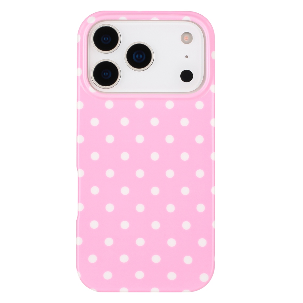 Dots gélový obal na mobil iPhone 18 Pro Max/17 Pro Max - ružový