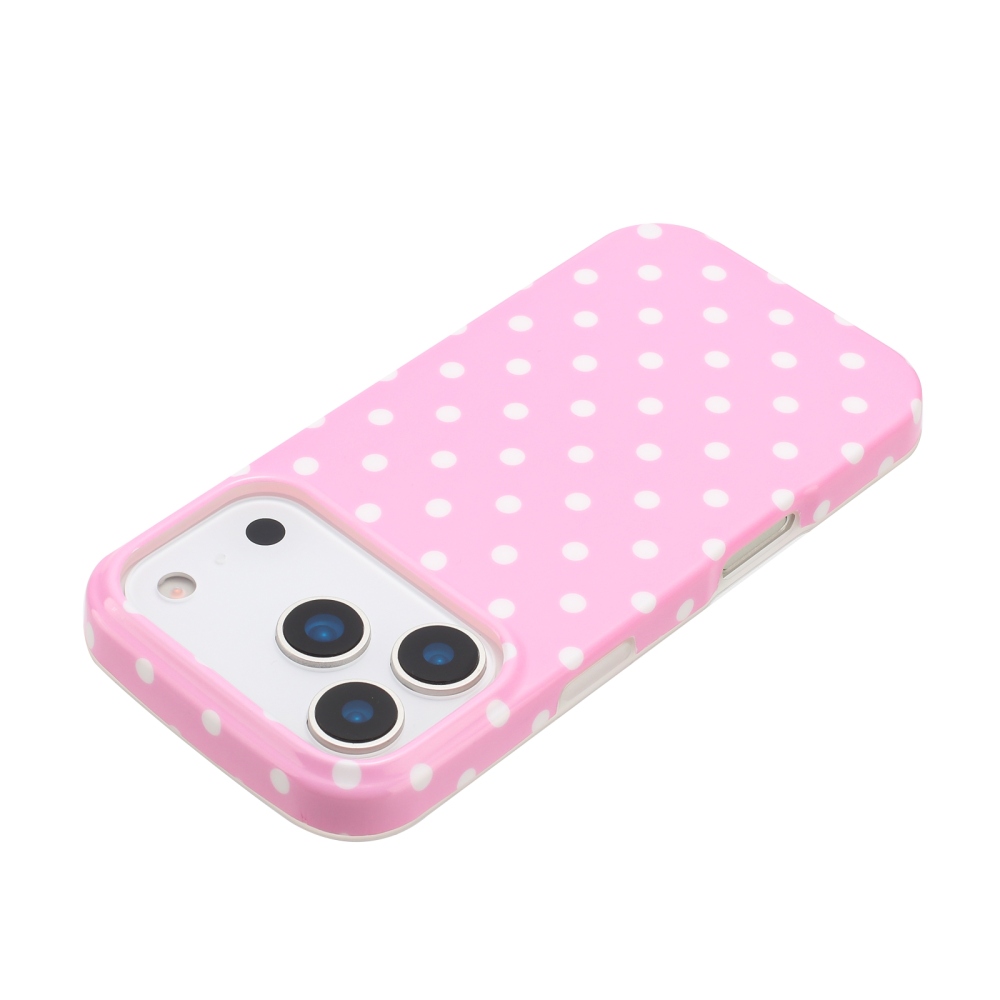 Dots gélový obal na mobil iPhone 18 Pro Max/17 Pro Max - ružový