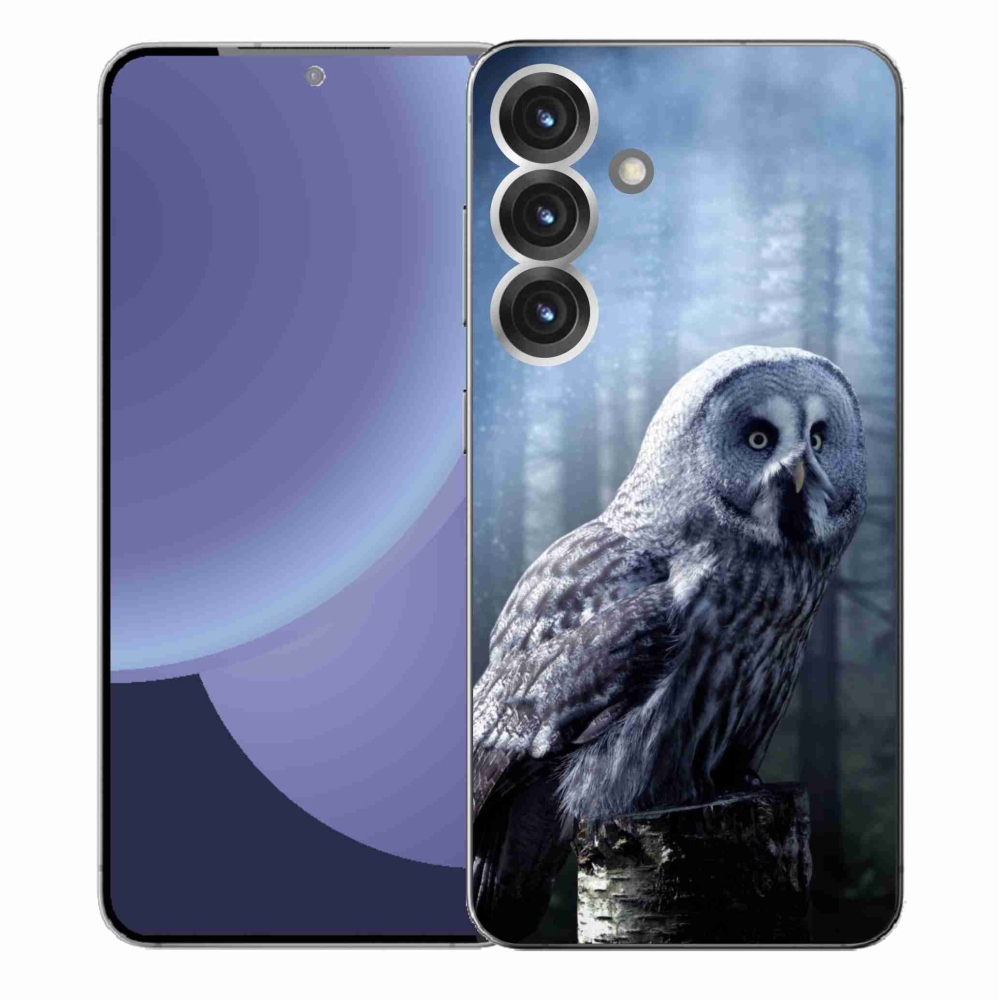 Gélový kryt mmCase na Samsung Galaxy S25+ - sova