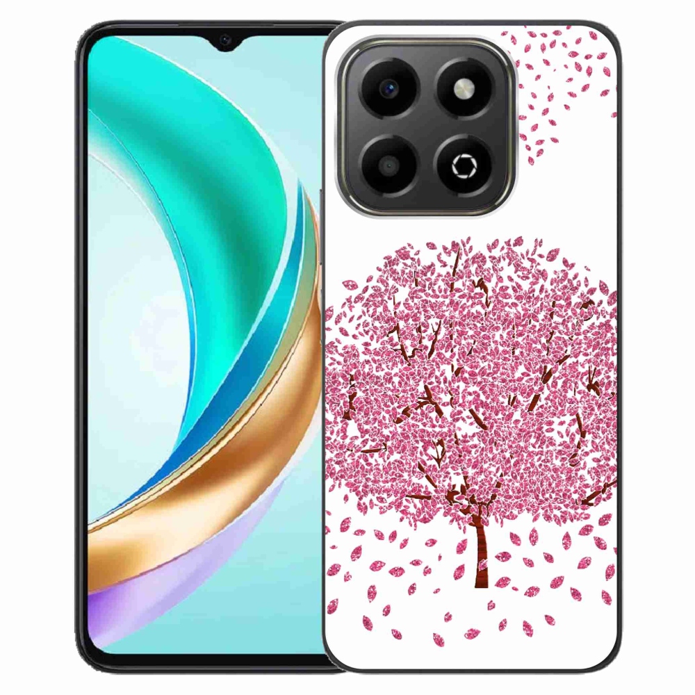 Gélový kryt mmCase na Honor X6b - kreslený strom s listami