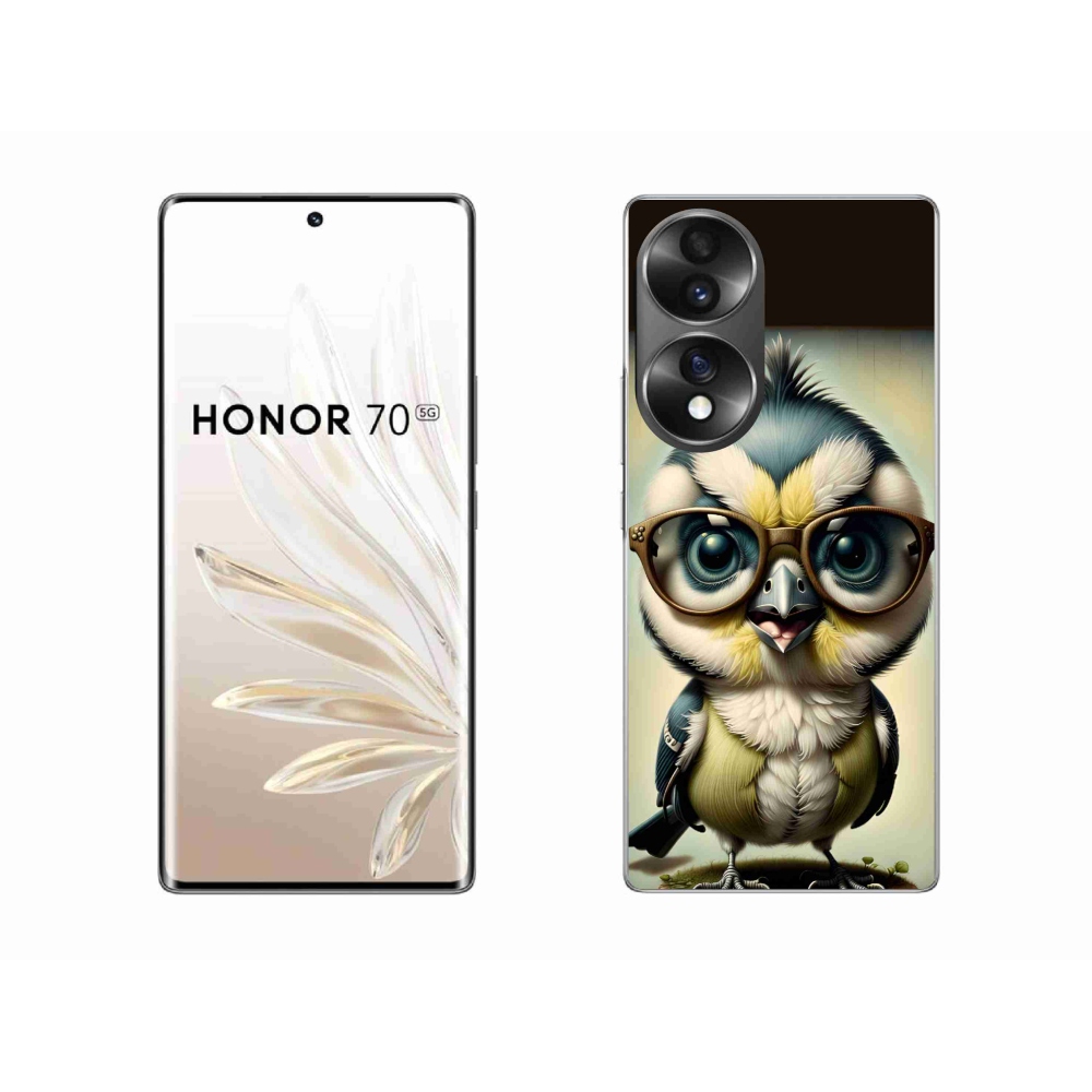 Gélový kryt mmCase na Honor 70 - mláďa s okuliarmi