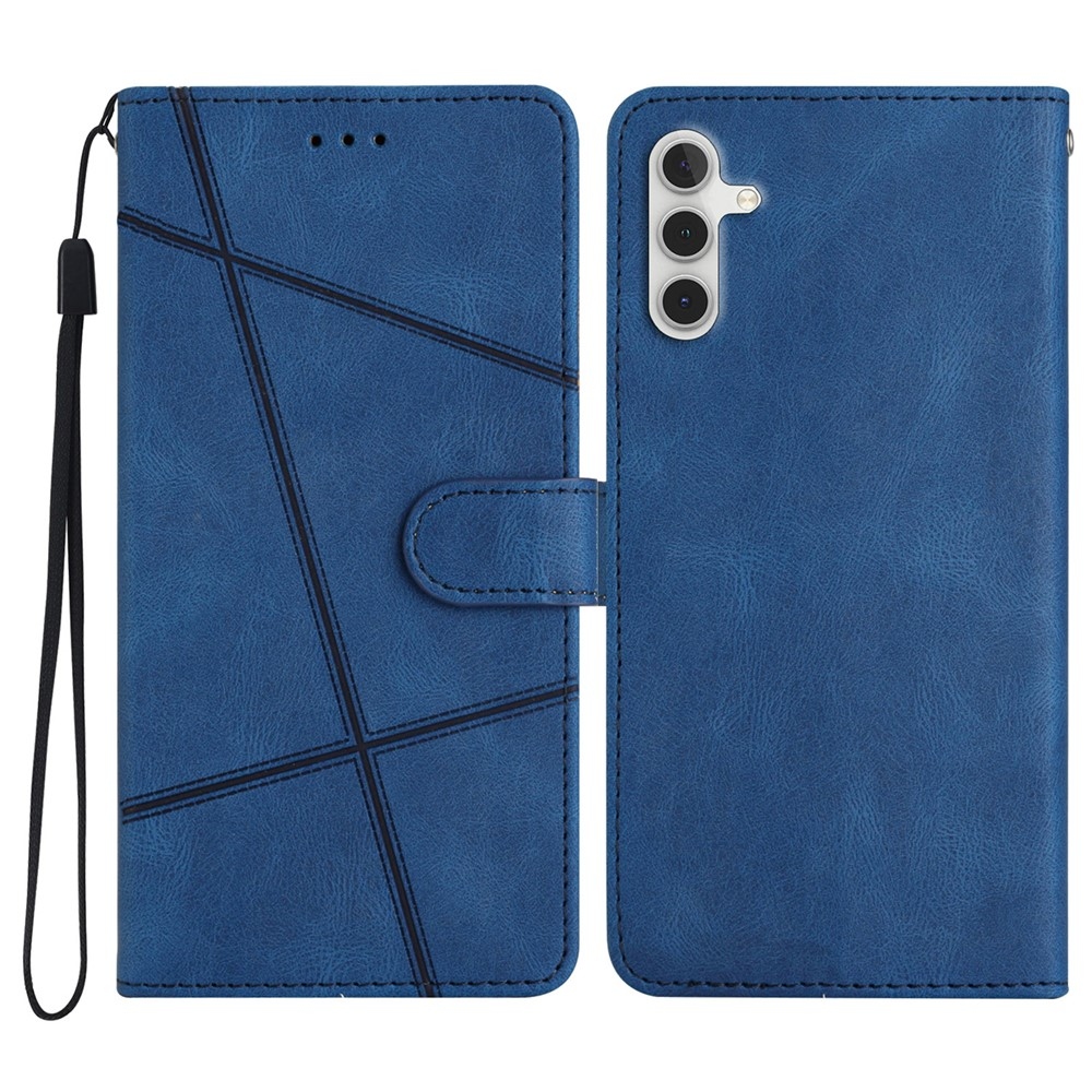 Line knižkové púzdro na Samsung Galaxy S25 FE - modré