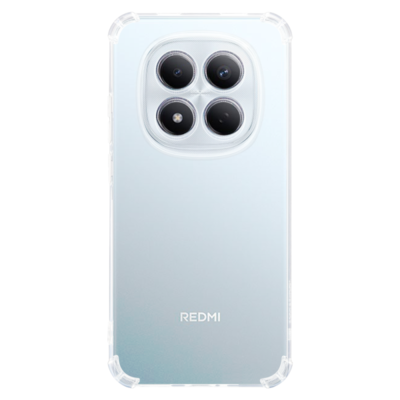 Taktický kryt TPU Plyo pre Xiaomi Redmi Note 15 Pro 4G Transparent