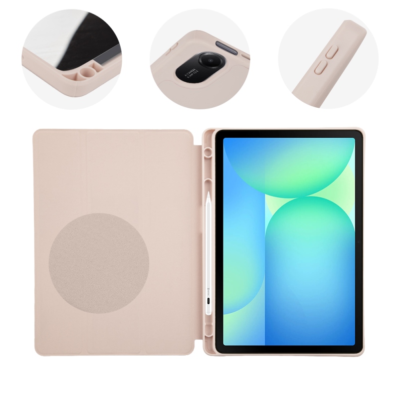 OBAL:ME SolidTab Puzdro pre Samsung Galaxy Tab S10 Lite/S9/S9 FE/S10 FE Blush