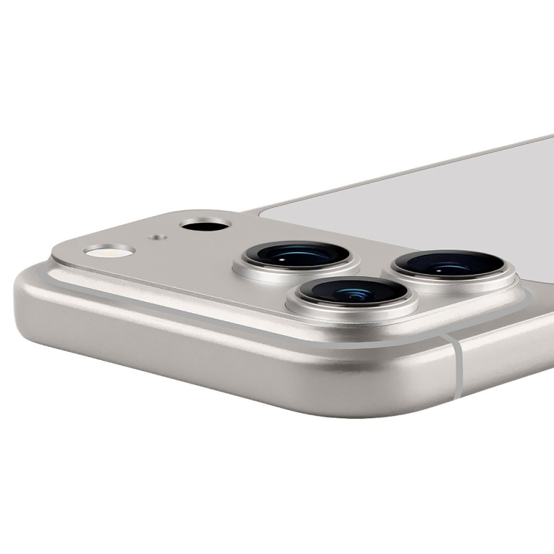 OBAL:ME Camera Island Ochrana objektívu pre Apple iPhone 18 Pro strieborná