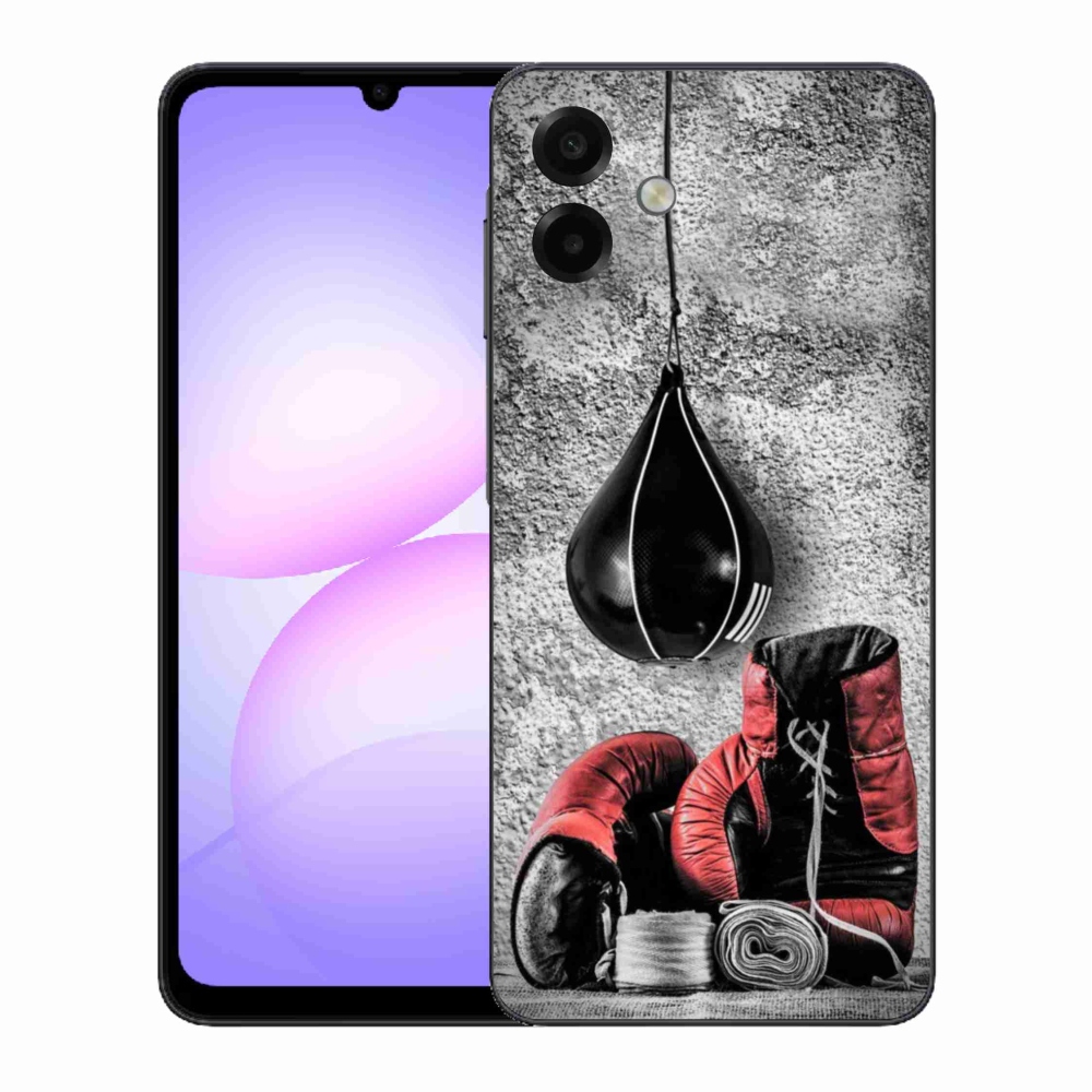 Gélový kryt mmCase na Samsung Galaxy A07 4G - boxovacie vrece a rukavice