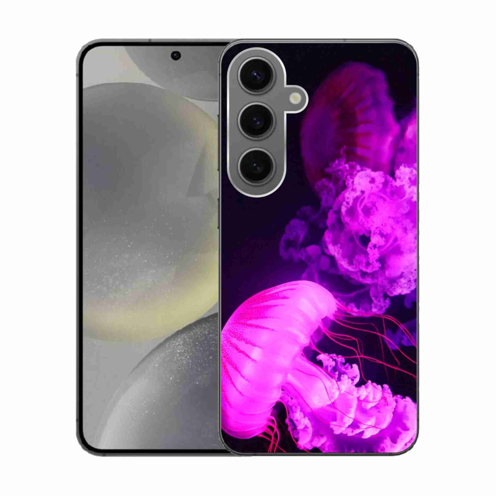 Gélový kryt mmCase na Samsung Galaxy S24 - medúza 1