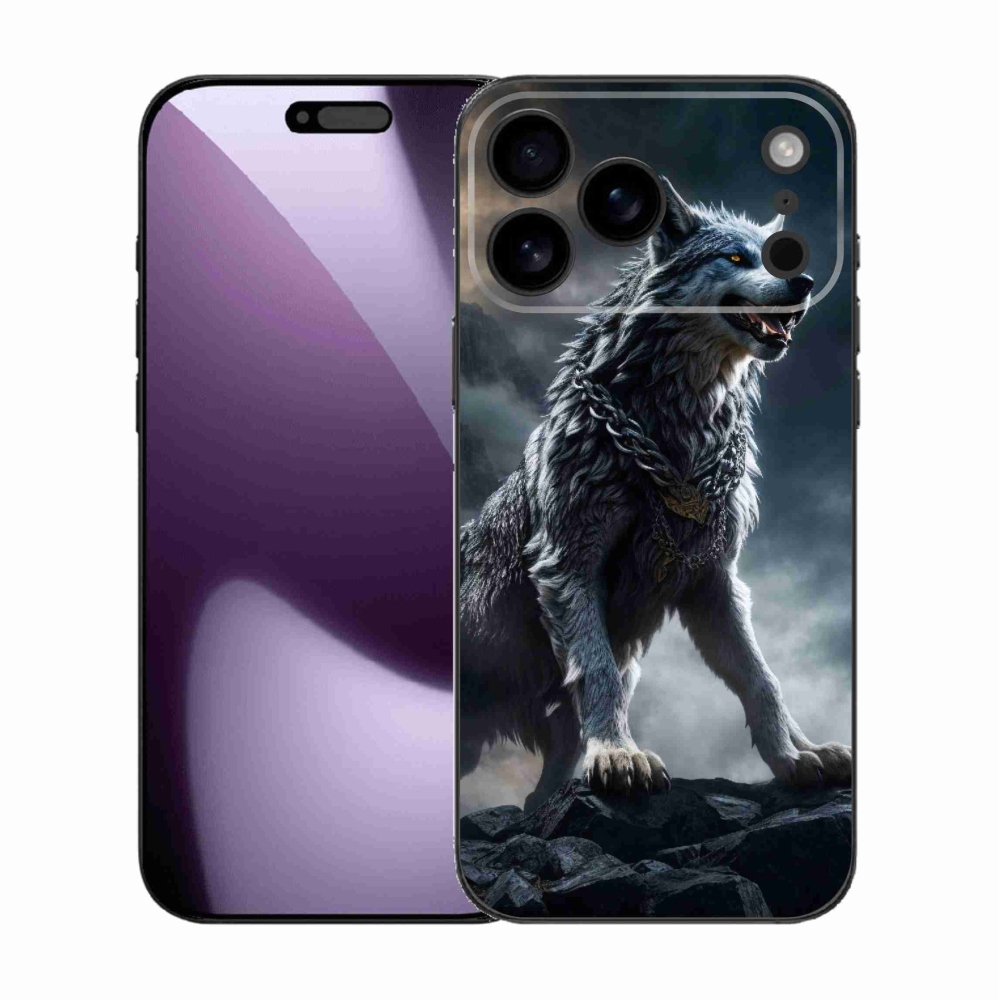 Gélový kryt mmCase na iPhone 17 Pro Max - vlk 1
