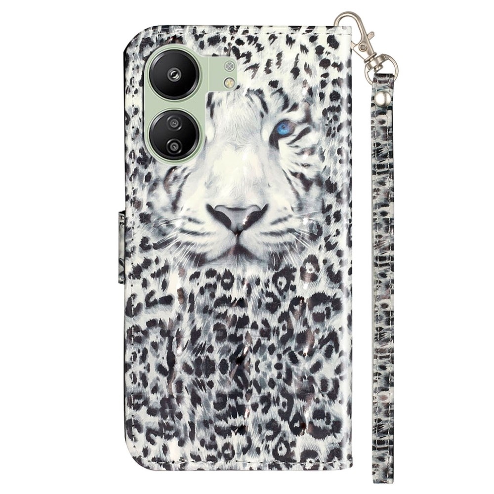 Decor knižkové púzdro pre Xiaomi Poco C65/Redmi 13C - leopard