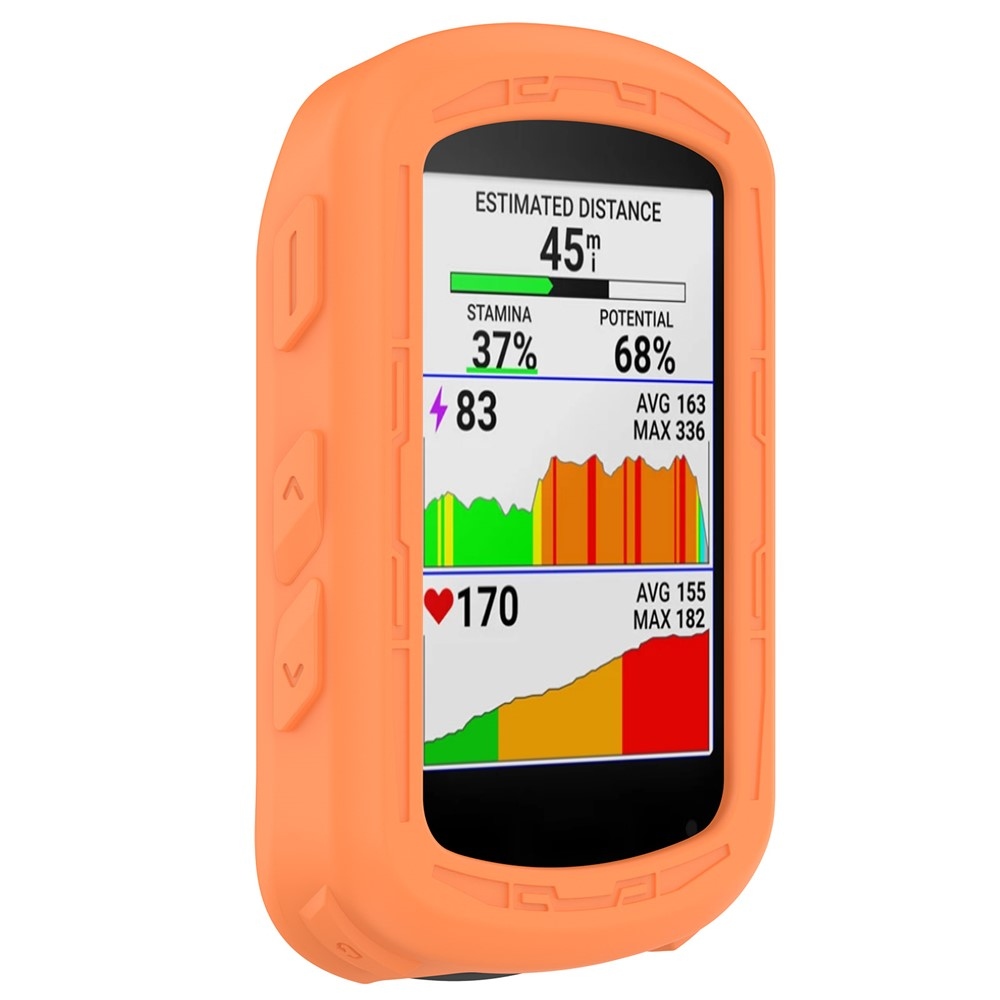 Drops silikónový obal na GPS cyklonavigácii Garmin Edge 840/540 - oranžový