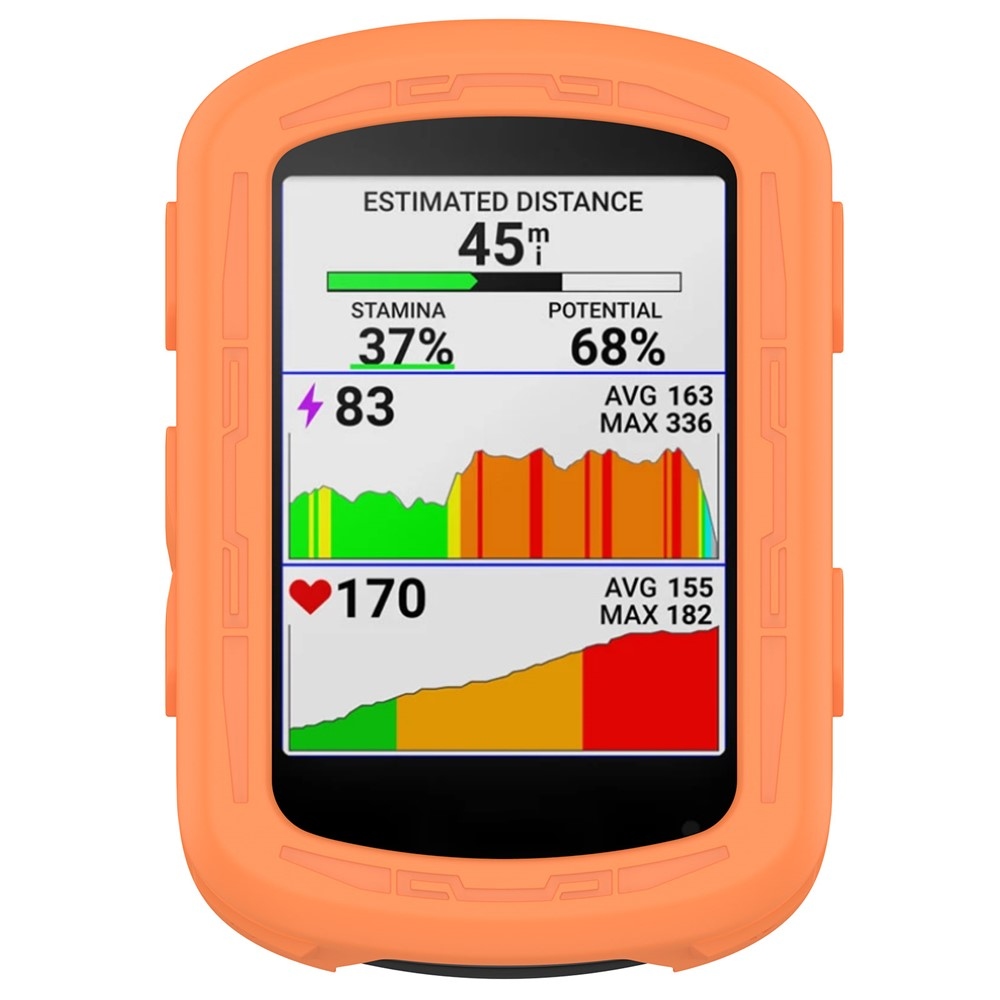 Drops silikónový obal na GPS cyklonavigácii Garmin Edge 840/540 - oranžový