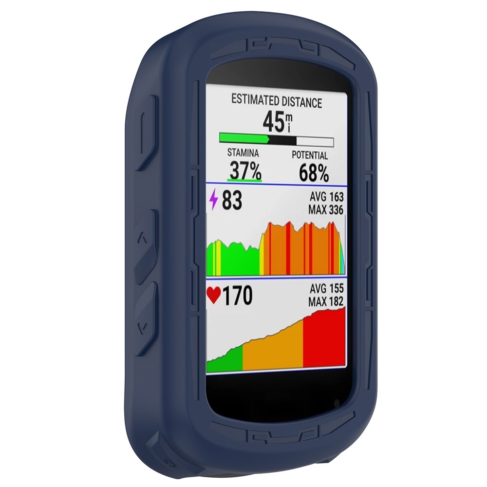 Drops silikónový obal na GPS cyklonavigácii Garmin Edge 840/540 - tmavomodrý