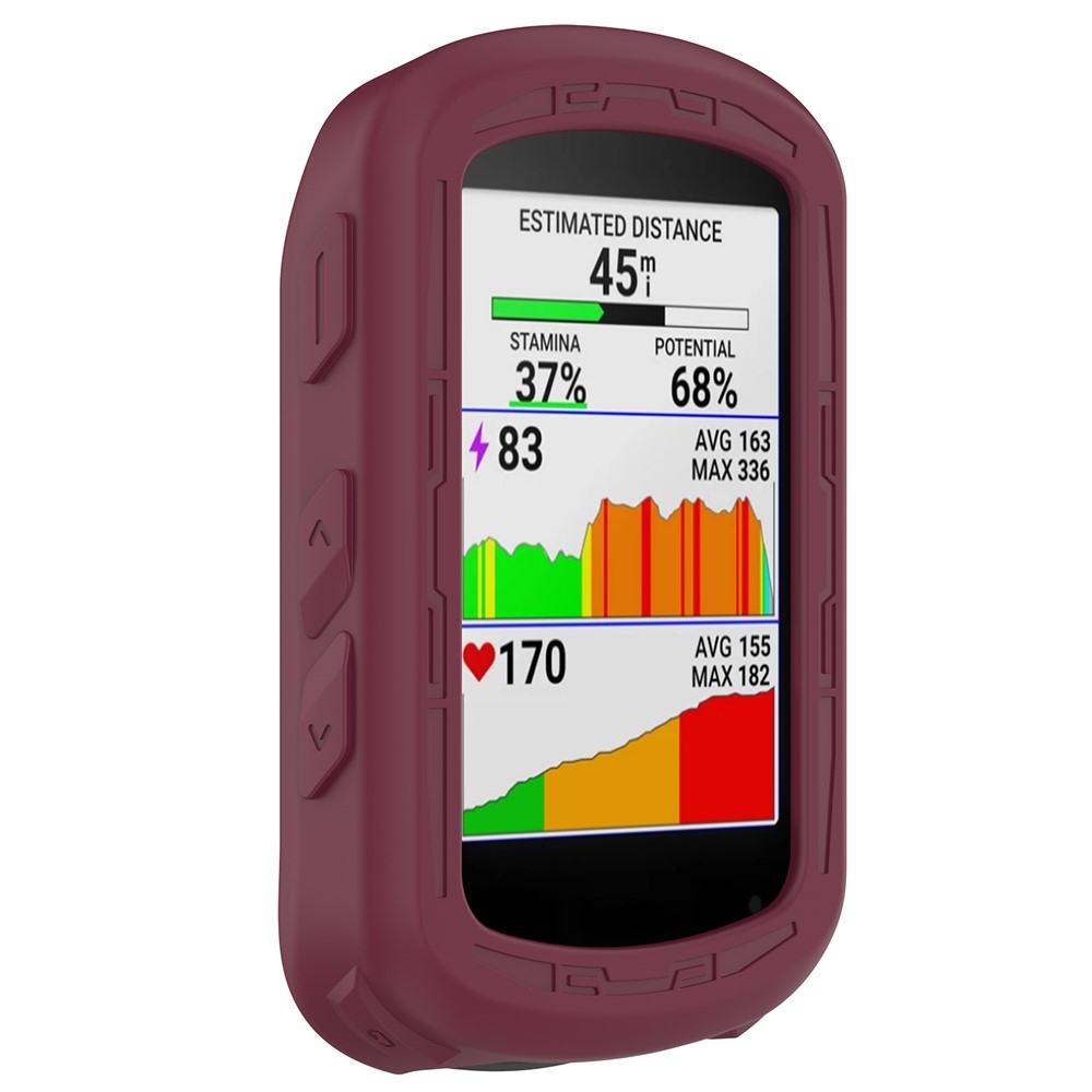 Drops silikónový obal na GPS cyklonavigácii Garmin Edge 840/540 - vínový