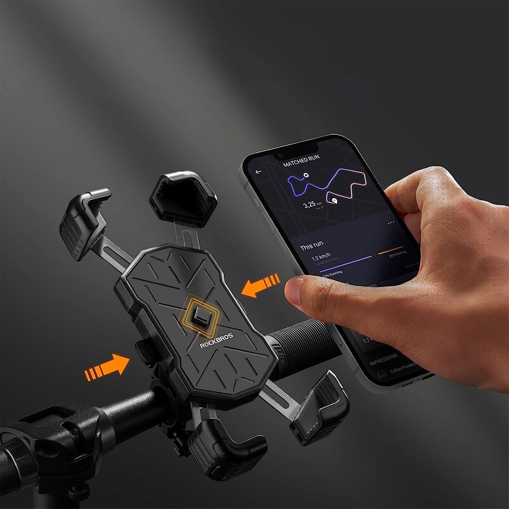 Držiak na bicykel a motorku Rockbros 25210030001 - čierny