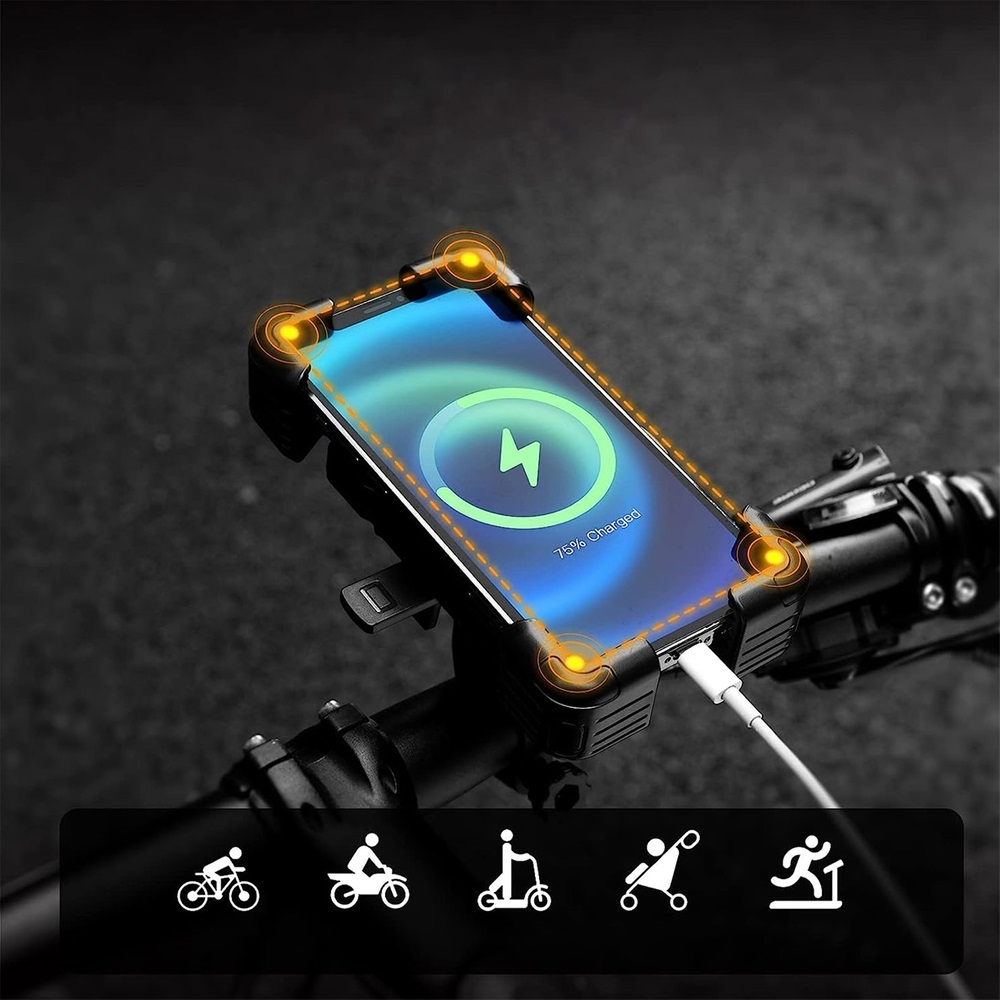 Držiak na bicykel a motorku Rockbros 25210030001 - čierny