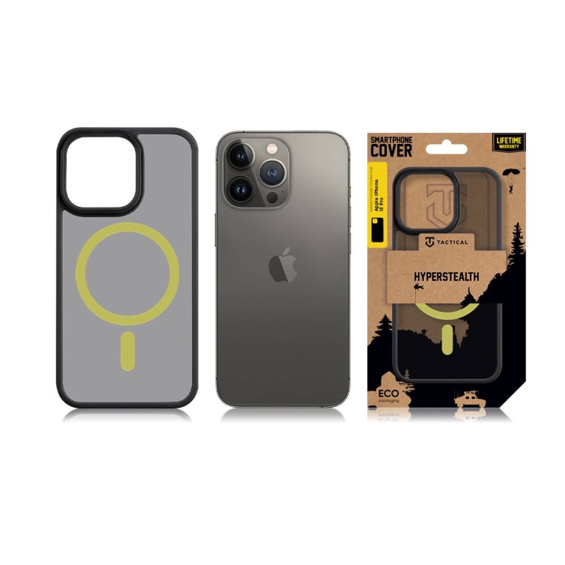 Tactical MagForce Hyperstealth 2.0 Kryt pre iPhone 13 Pro Black/Yellow