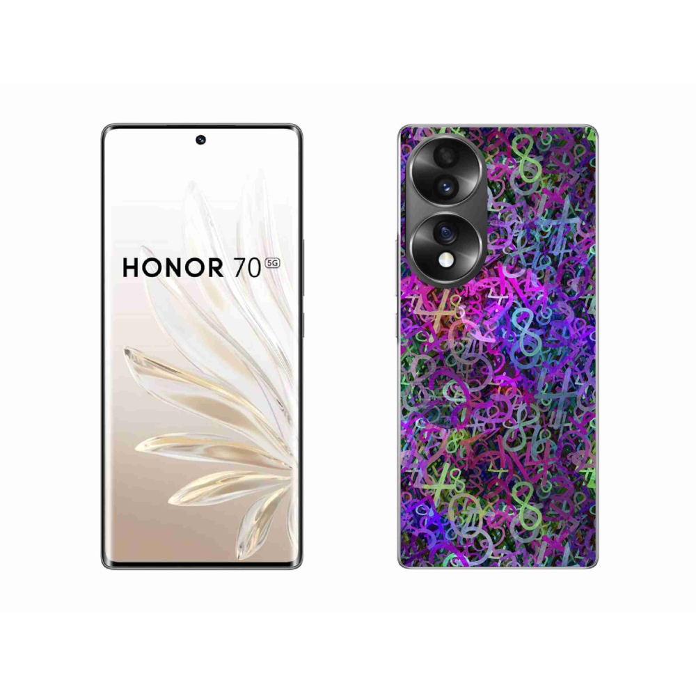 Gélový kryt mmCase na Honor 70 - abstraktný motív 25