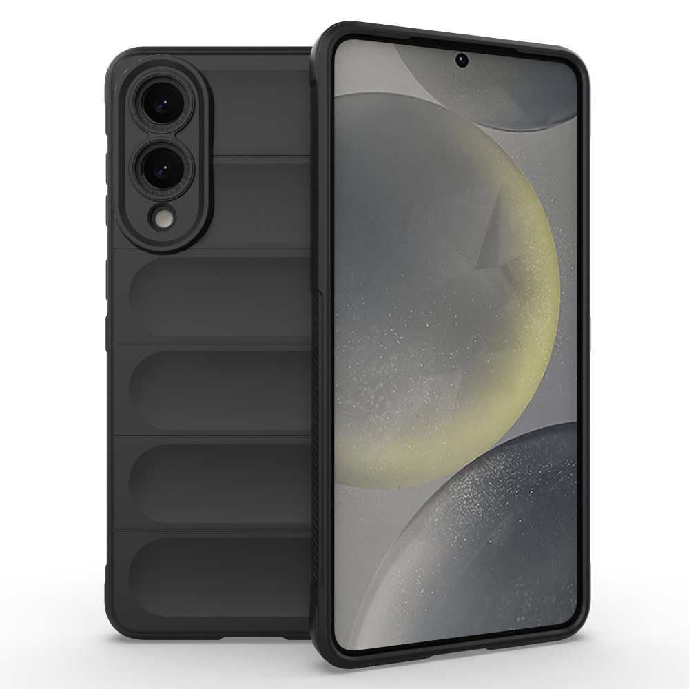 Rugg odolný gélový obal na Samsung Galaxy S25 Edge - čierny