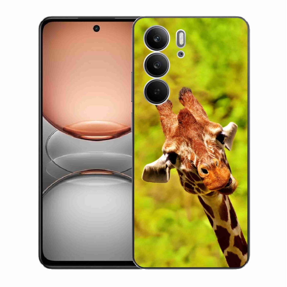 Gélový kryt mmCase na Realme C75 - žirafa