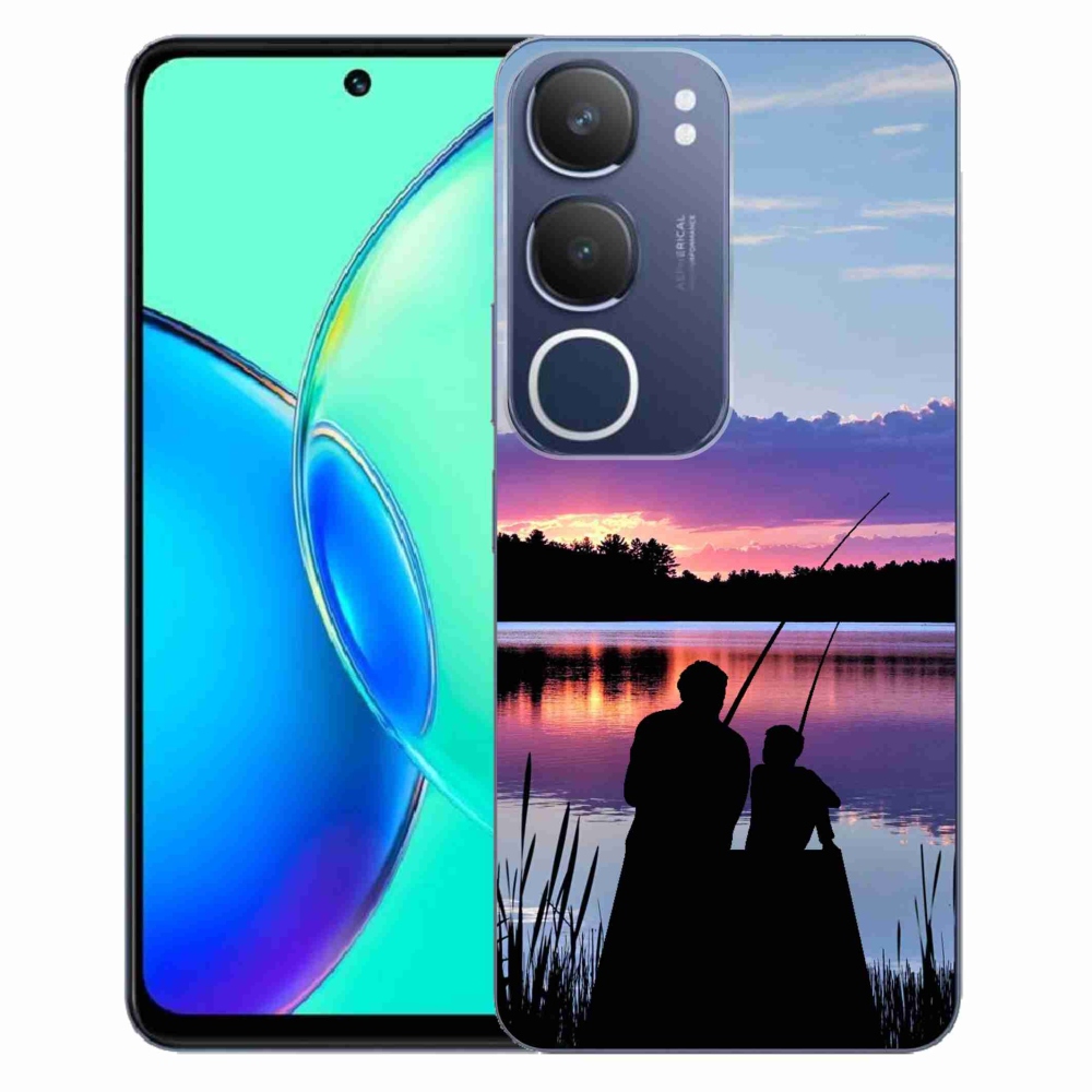 Gélový kryt mmCase na Vivo Y19s - rybárčenie 2