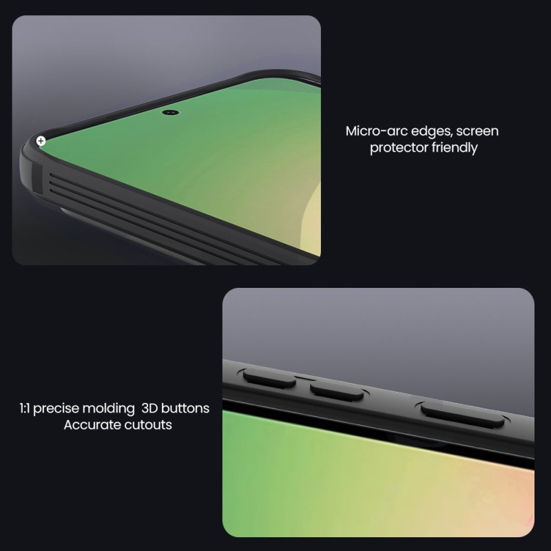 Nillkin CamShield PRO Zadný kryt pre Samsung Galaxy A57 Transparent Black