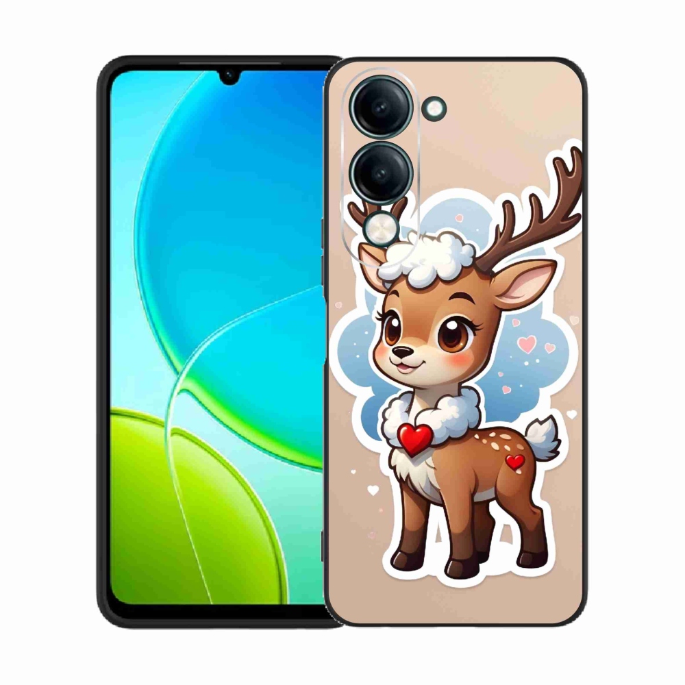 Gélový kryt mmCase na Vivo Y29s 5G - kreslený sob
