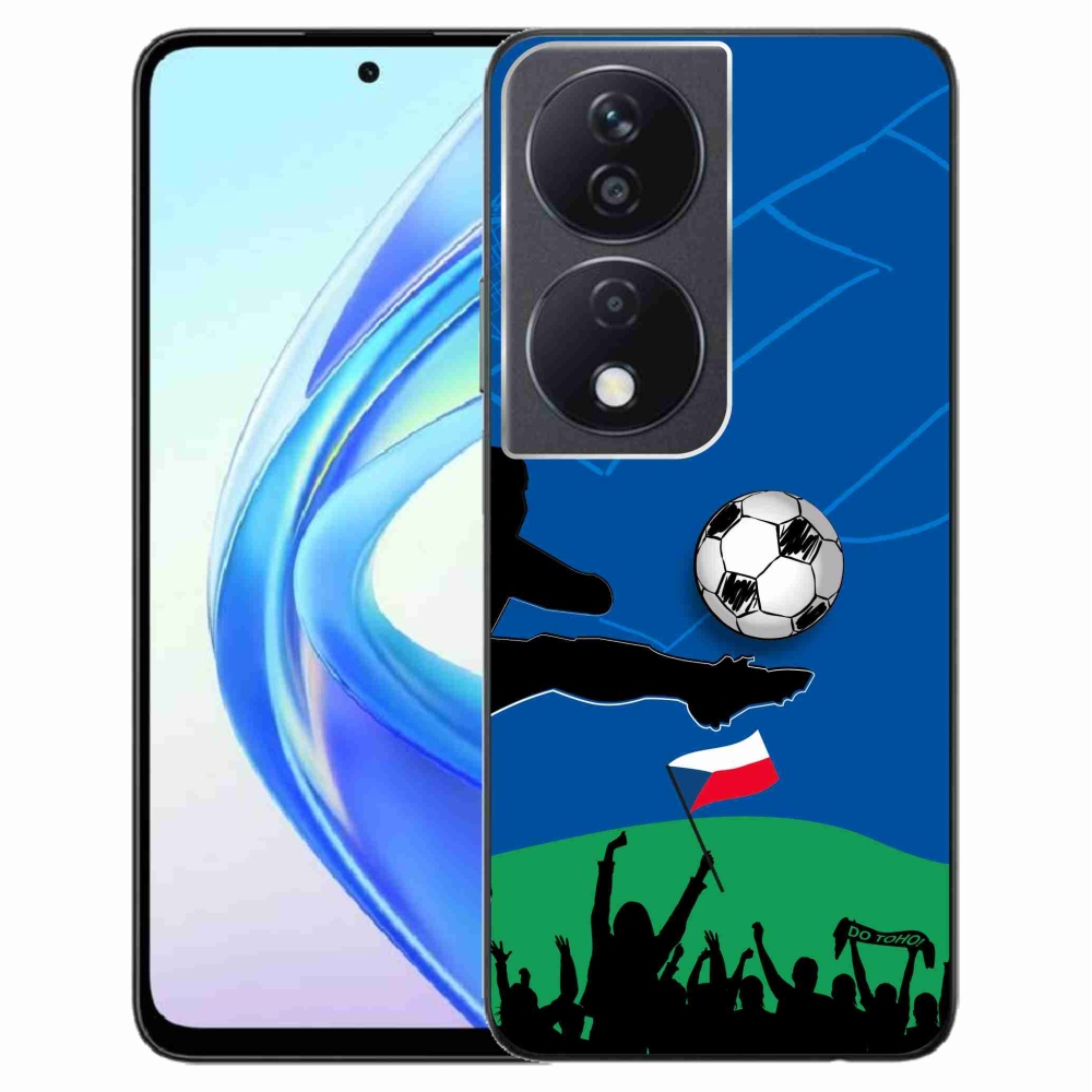 Gélový kryt mmCase na Honor X7b/Honor 90 Smart - fanúšikovia futbalu