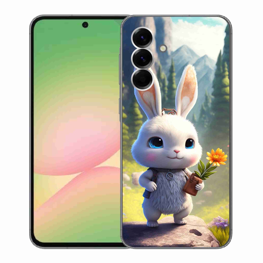 Gélový kryt mmCase na Samsung Galaxy A56 5G - roztomilý zajačik