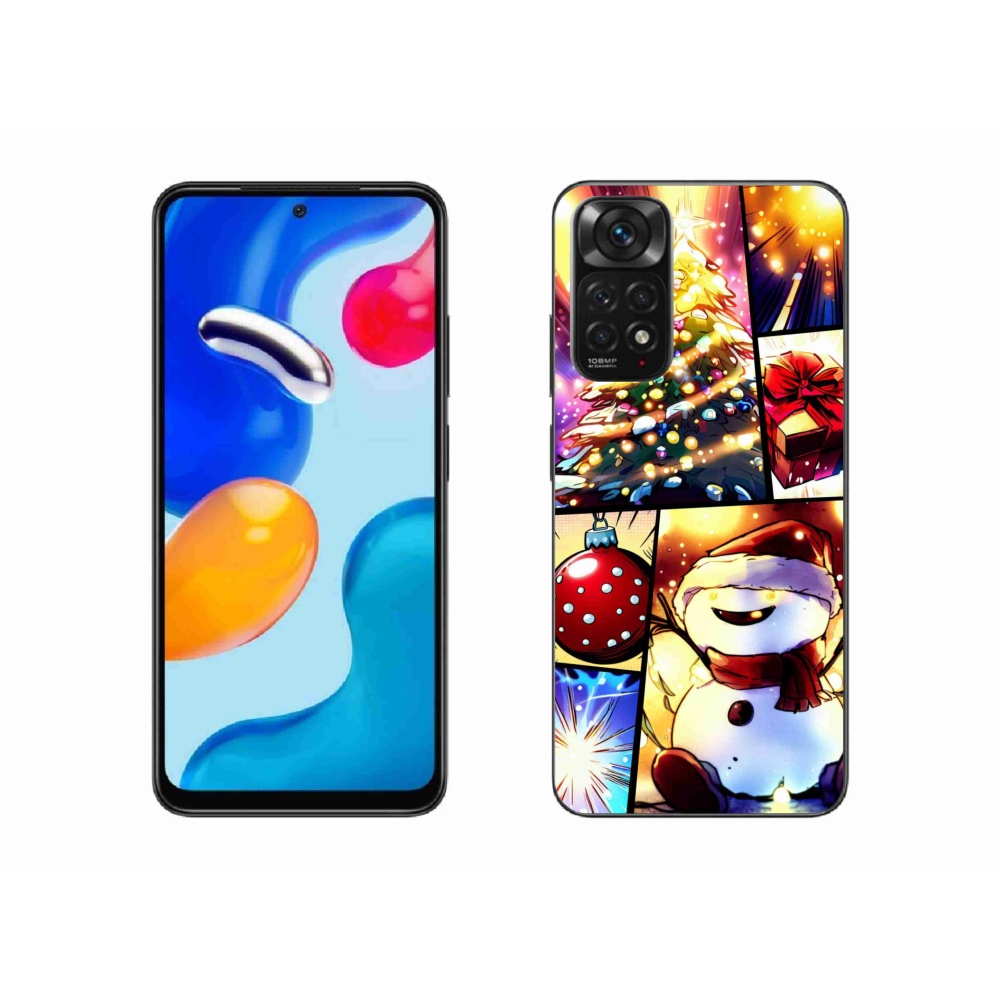 Gélový kryt mmCase na Xiaomi Redmi Note 11 4G - vianočné motívy 1