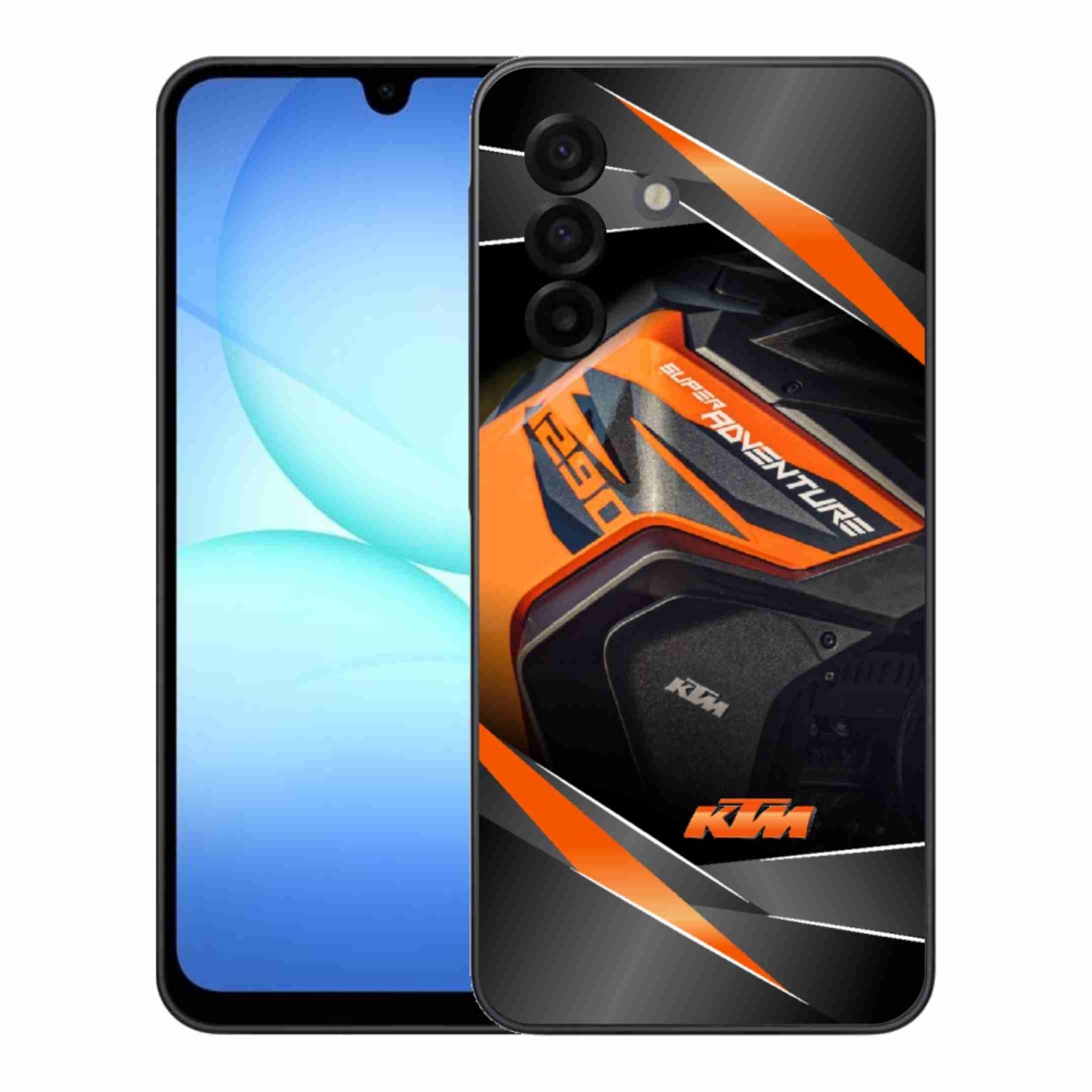 Gélový kryt mmCase na Samsung Galaxy A17 4G/5G - motorka ktm