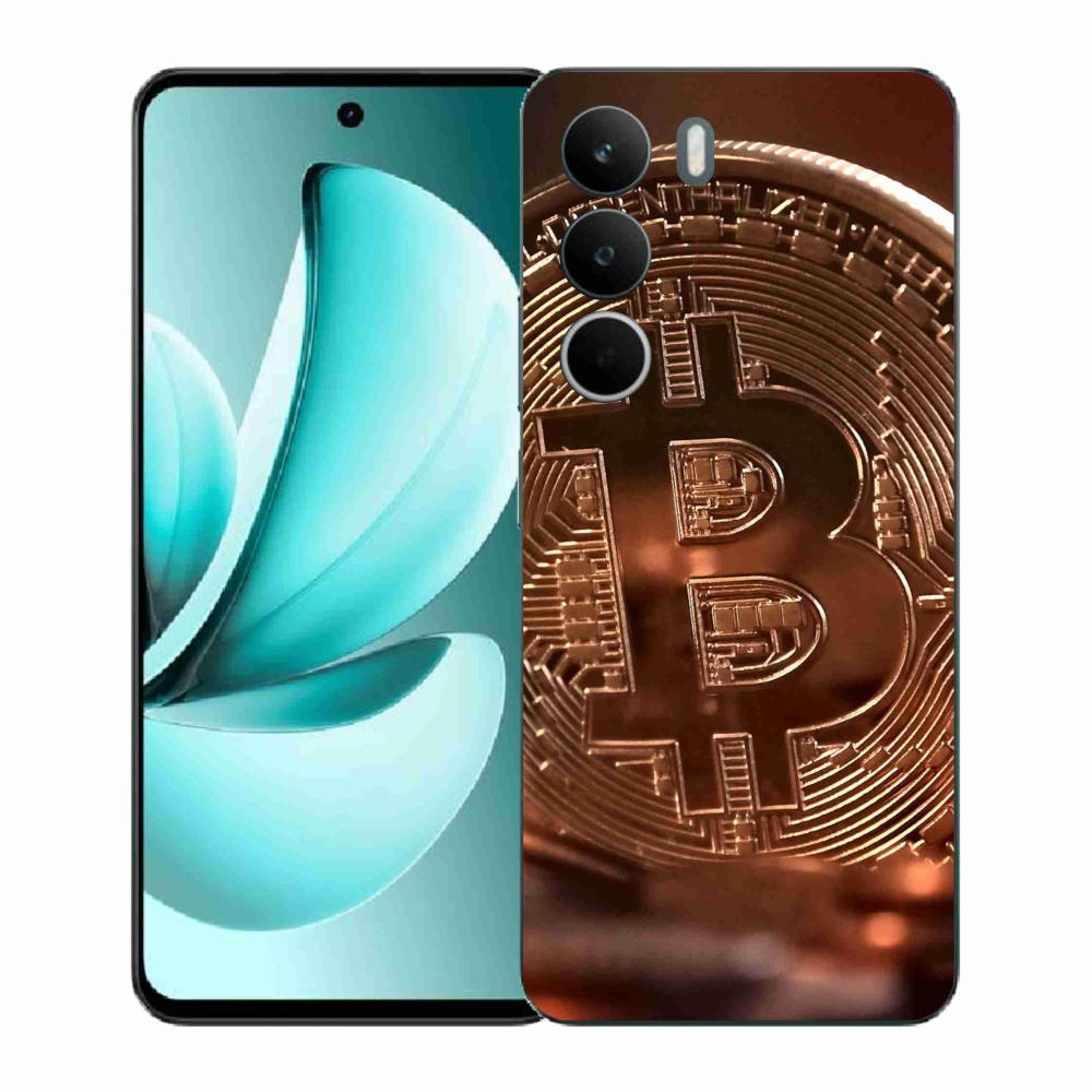 Gélový kryt mmCase na Realme C71 - bitcoin