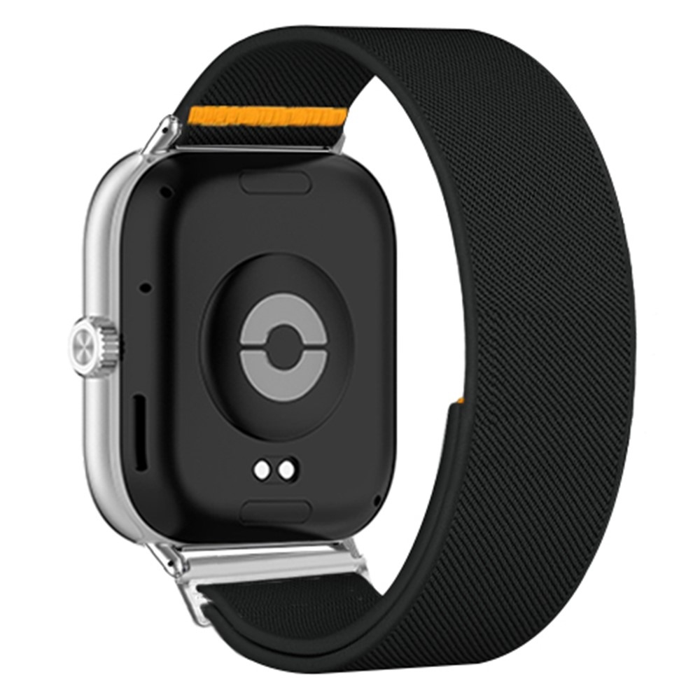 Durab nylonový elastický remienok na Xiaomi Smart Band 10 Pro/9 Pro/8 Pro/Redmi Watch 6/5/4 - čierny