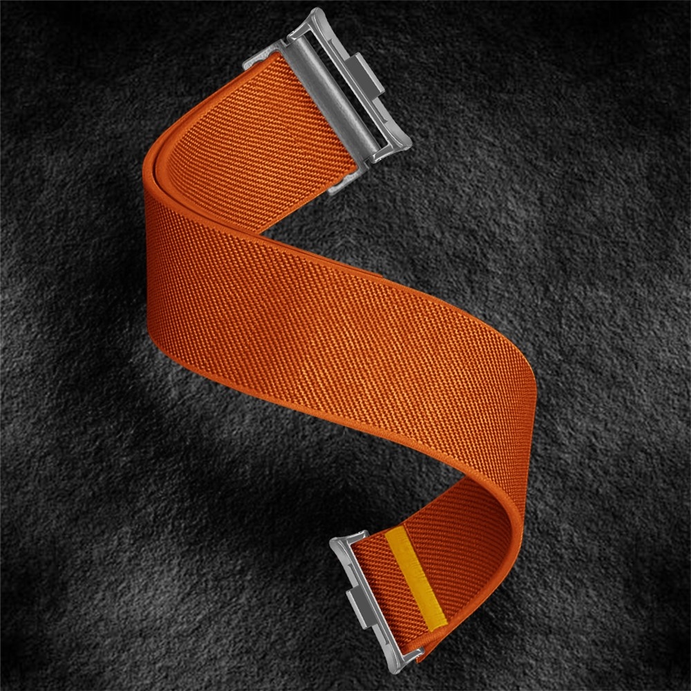 Durab nylonový elastický remienok na Xiaomi Smart Band 10 Pro/9 Pro/8 Pro/Redmi Watch 6/5/4 - oranžový