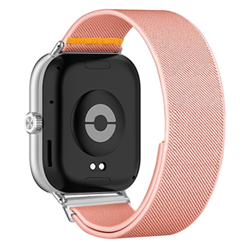 Durab nylonový elastický remienok na Xiaomi Smart Band 10 Pro/9 Pro/8 Pro/Redmi Watch 6/5/4 - ružový