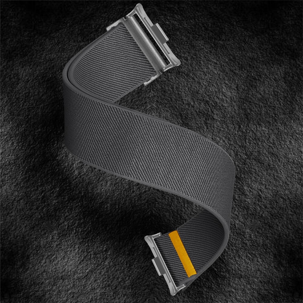 Durab nylonový elastický remienok na Xiaomi Smart Band 10 Pro/9 Pro/8 Pro/Redmi Watch 6/5/4 - šedý