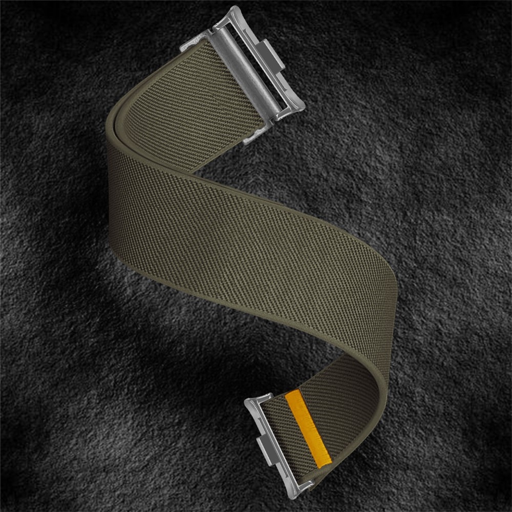 Durab nylonový elastický remienok na Xiaomi Smart Band 10 Pro/9 Pro/8 Pro/Redmi Watch 6/5/4 - zelený