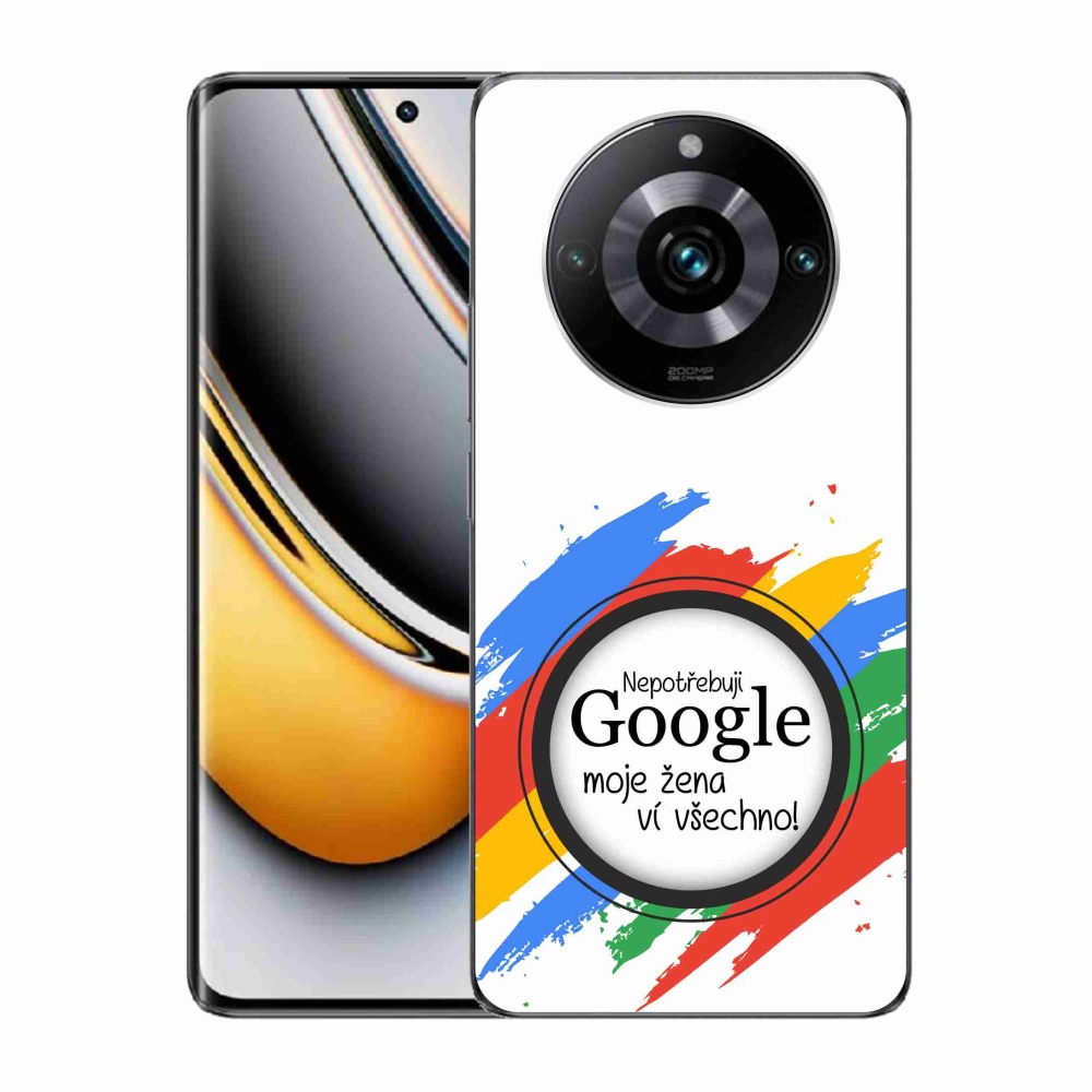 Gélový kryt mmCase na Realme 11 Pro/11 Pro+ - žena vie všetko biele pozadie