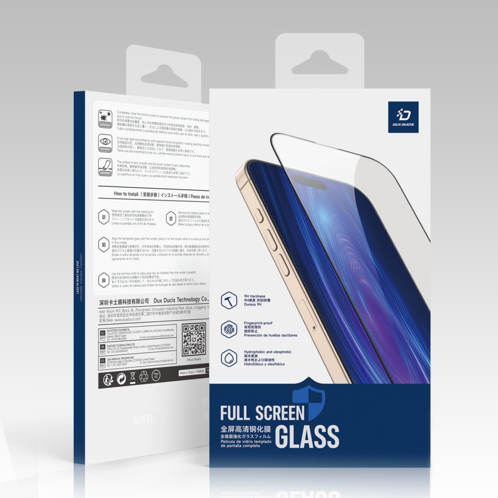 DUX 2.5D celoplošné tvrdené sklo na Samsung Galaxy S26 FE/S25 FE