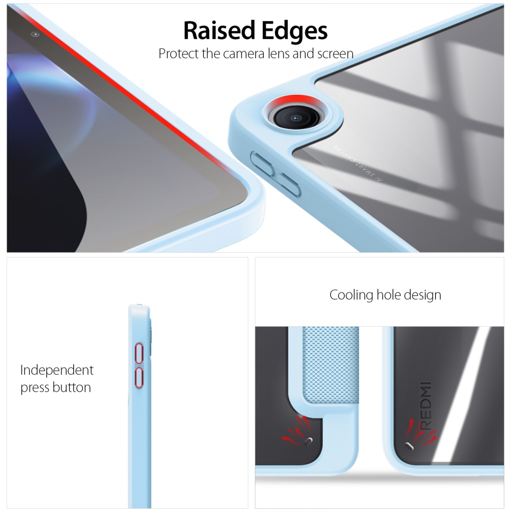 DUX chytré zatváracie púzdro na tablet Xiaomi Redmi Pad 2 9.7 - modré