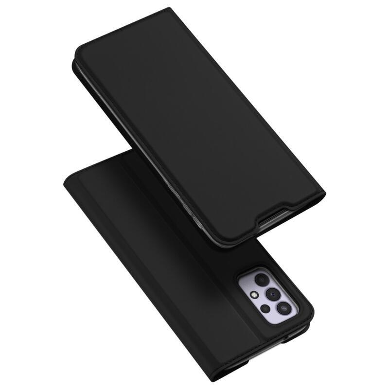 DUX elegantné PU kožené púzdro na mobil Samsung Galaxy A33 5G - čierne