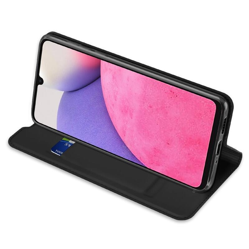 DUX elegantné PU kožené púzdro na mobil Samsung Galaxy A33 5G - čierne