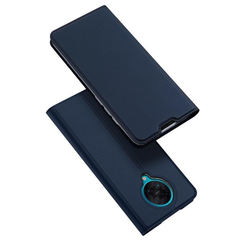 DUX elegantné PU kožené puzdro na mobil Xiaomi Poco F2 Pro - modré