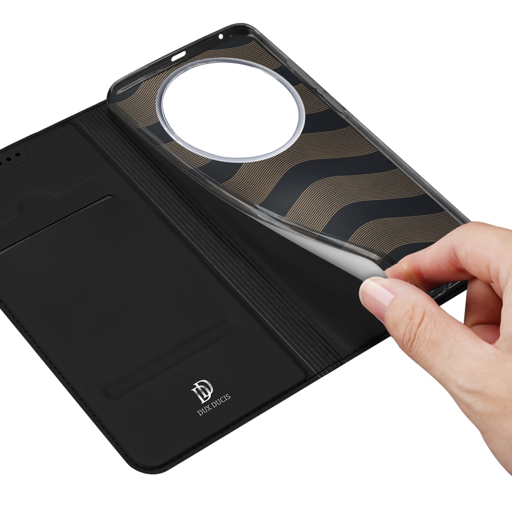 DUX knižkové puzdro na Honor Magic 8 Lite 5G - čierne